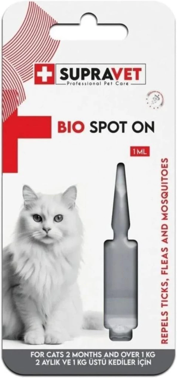 Supravet Kedi Deri ve Tüy Bakım Yağı 1 ml