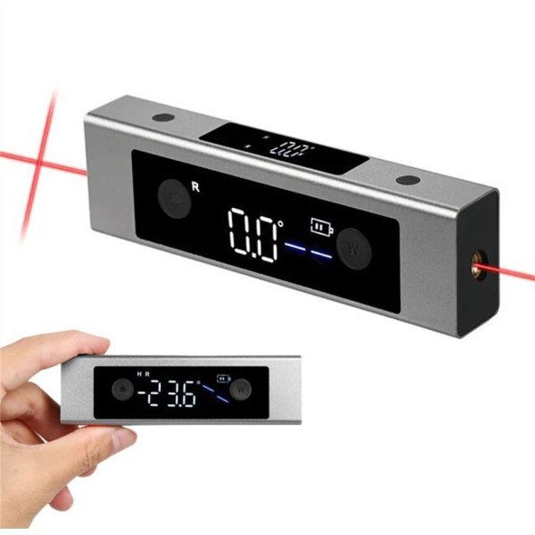 Loyka 5342 Mini Dijital Eğim Ölçer Lazerli - Resim 7