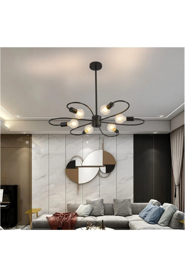 SimaAvize Modern Fixture Avize 6’lı