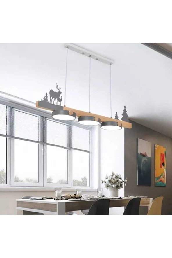 SimaAvize Modern Creative Led Yemek Avize