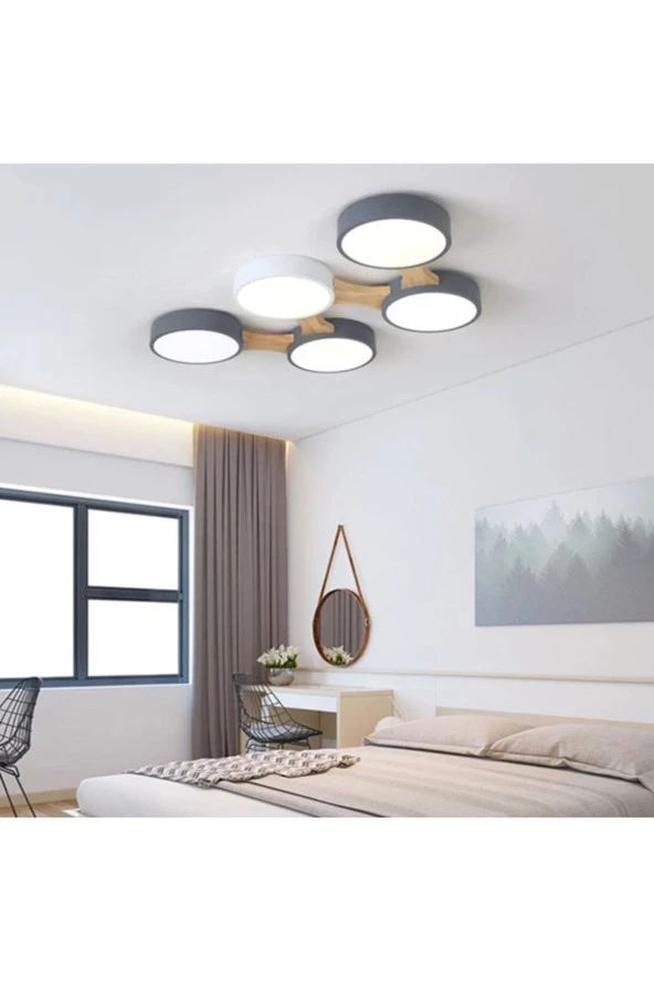 SimaAvize Minimalist Modern Led 5’li Avize, - 3