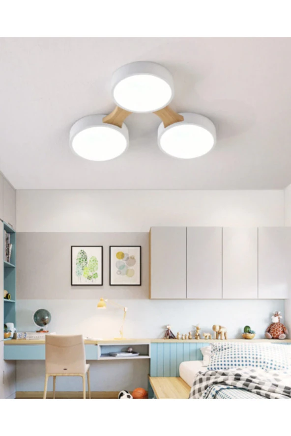 SimaAvize Minimalist Modern Led 3’lü Avize-1