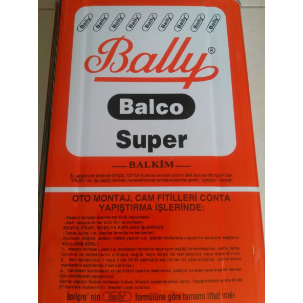 Bally Balco 15 Kg Teneke Yapıştırıcı
