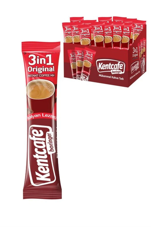 Kent Cafe 18g 3in1 Kahve 48'li Paket