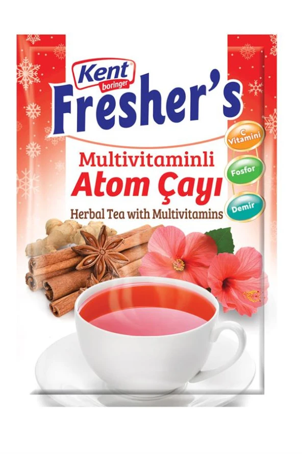 Kent Boringer Freshers Multivitaminli Atom Çayı 5 Gr 24 lü