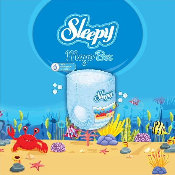 Sleepy Süper ikili Fırsat Paketi(Jeans Külot Bez 5 Numara 24 Adet + Mayo Külot Bez 5 Numara 17 Adet) - 6