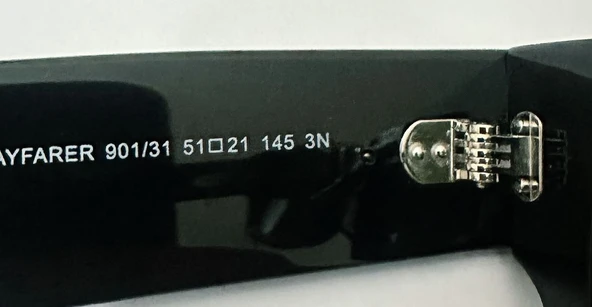 RayBan RB 0840S 901 31 51 Mega Wayfarer Unisex Güneş Gözlüğü - 3