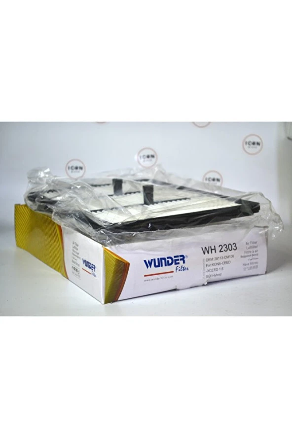 Icon Group - Hyundai Kona - Kia Ceed - Xceed 1.6 Gdi Hybrid Hava Filtresi - Wh 2303 ürün görseli 1
