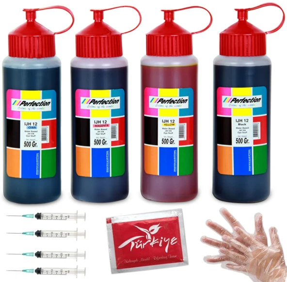 Perfection Hp Smart Tank 410-412-585-580-516-615 Uyumlu Mürekkep Dolum Seti 4x500 Ml. 25.000 Sf. ürün görseli 1