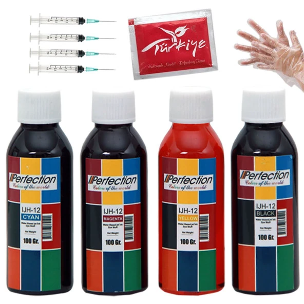 Epson L Serisi ve Claria Uyumlu Mürekkep Dolum Seti 4X100 ml