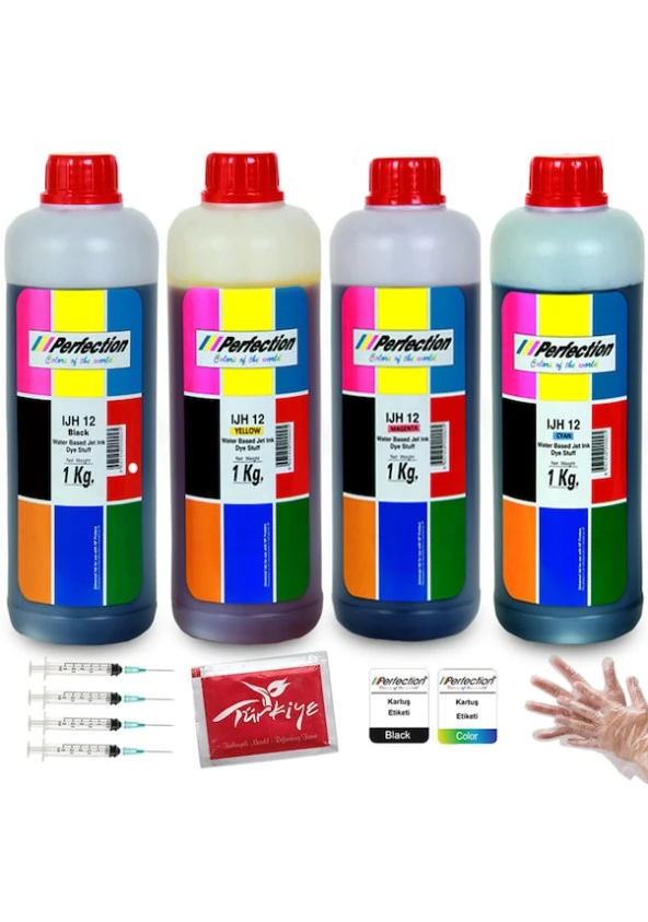 Perfection HP 652 HP 651 HP 650 Uyumlu Kartuş Dolum Takım 4 x 1 KG ürün görseli 1