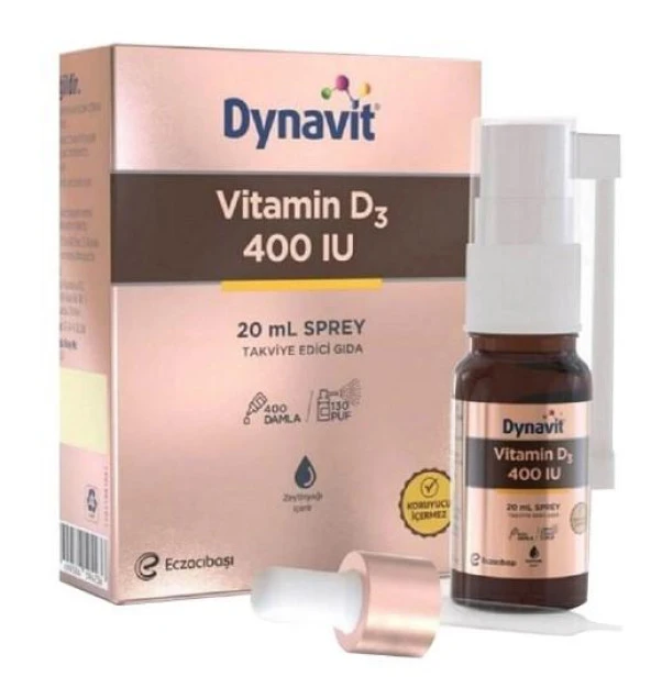 Dynavit Vitamin D3 400 IU Sprey 20 ml