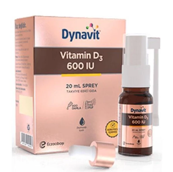 Dynavit Vitamin D3 600 IU Sprey 20 ml