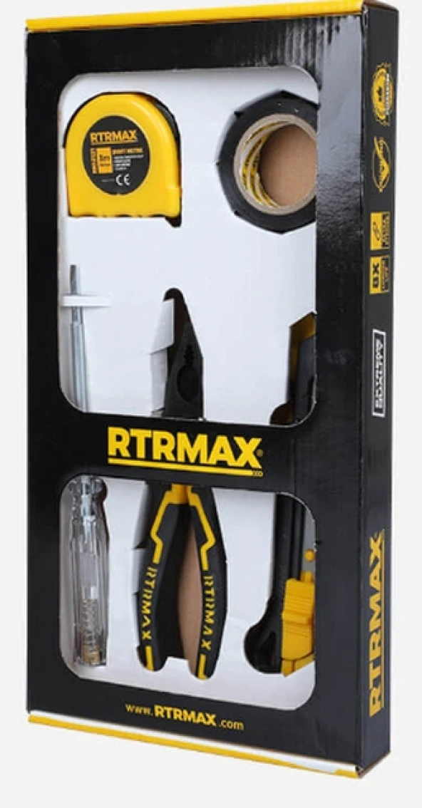 RTRMAX PENSE-METRE-KONTROL KALEMİ-E.BANT-M.BICAĞI-COMBO 5Lİ SET