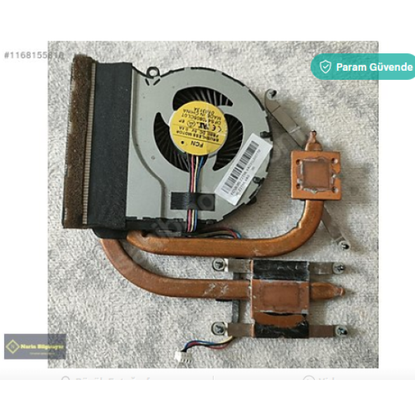 LENOVO Z580 Z585 FAN + HEATSİNK HARİCİ EKRAN KARTLI MODEL İÇİN - 2