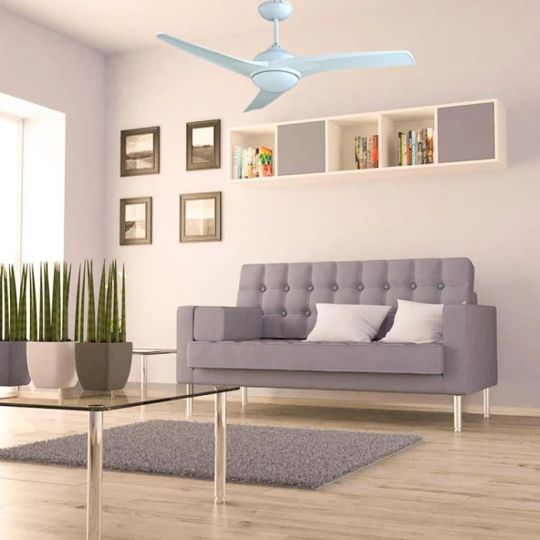 Kaşkar-Taflan D52036 Aydınlatmalı Uzaktan Kumandalı Tavan Vantilatörü - 2