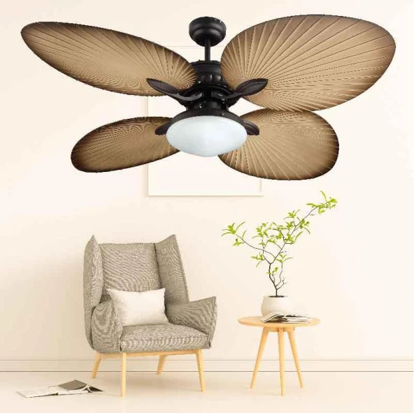 Kaşkar-Taflan T52040-L Aydınlatmalı Uzaktan Kumandalı Tavan Vantilatörü - 4