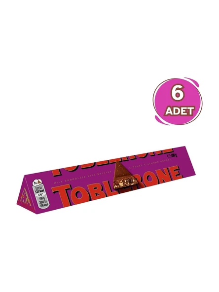 Toblerone Fruit & Nut Meyveli ve Fındıklı Tablet Çikolata 100 gr - 6 Adet