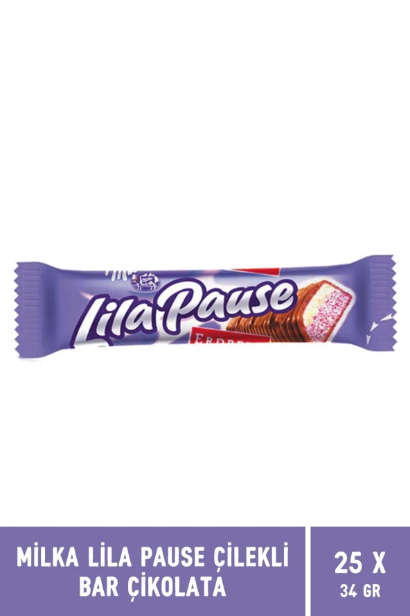 Milka Lilapause 34gr - 25 Adet - 2