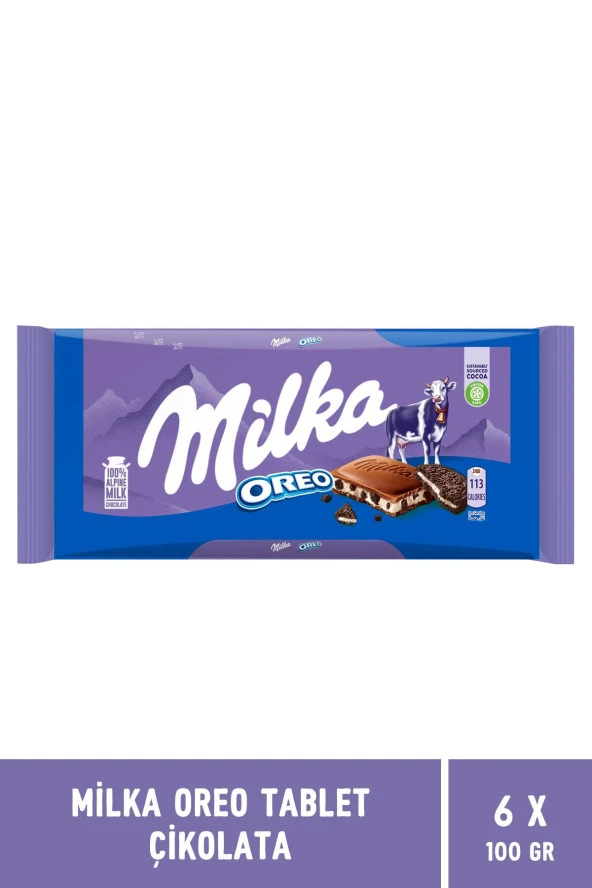 Milka Oreo Tablet 100gr - 6 adet - 2