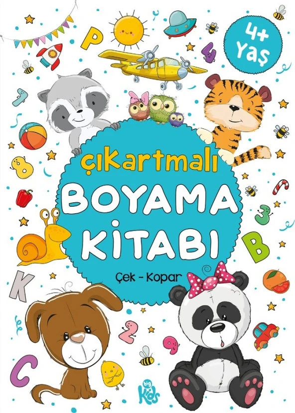 Çıkartmalı Boyama Kitabı / 4 Yaş +