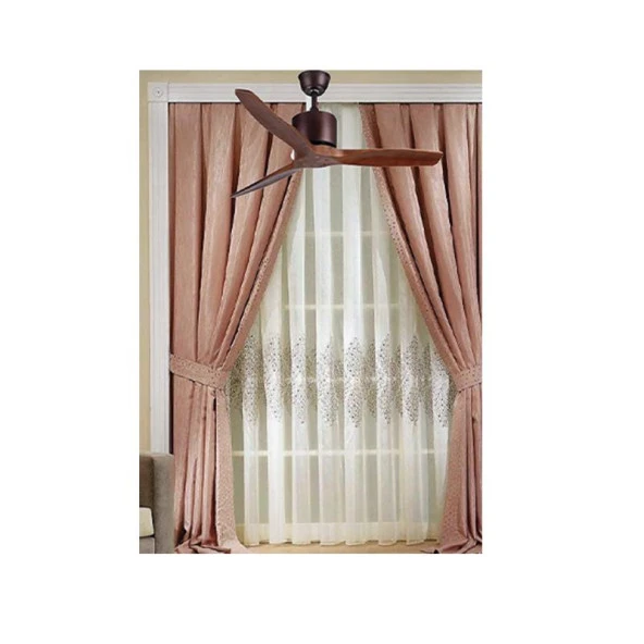 Kaşkar-Taflan F52238 Ahşap Kanatlı Uzaktan Kumandalı Tavan Vantilatörü - 2