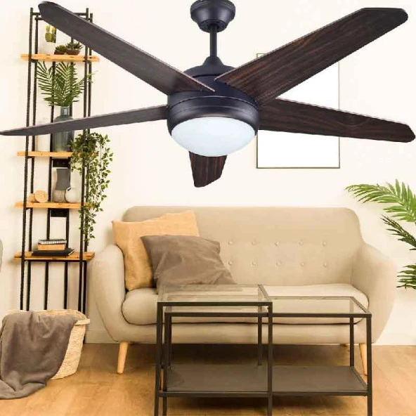 Kaşkar-Taflan F52204 Aydınlatmalı Uzaktan Kumandalı Tavan Vantilatörü - 5