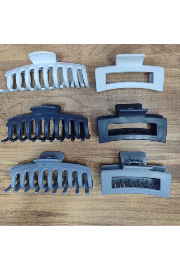 Kadın Renkli Karşık Mandal Toka Seti (RENKLİ KISKAÇLI SAÇ TOKASI 8,5 CM) - 2