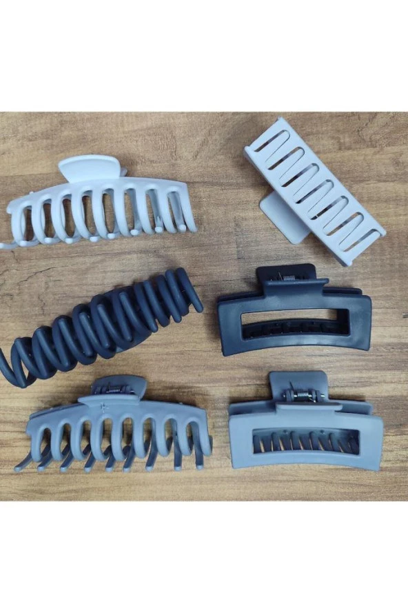 Kadın Renkli Karşık Mandal Toka Seti (RENKLİ KISKAÇLI SAÇ TOKASI 8,5 CM) - 3