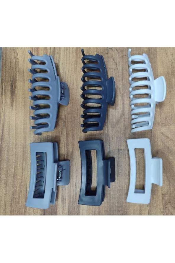 Kadın Renkli Karşık Mandal Toka Seti (RENKLİ KISKAÇLI SAÇ TOKASI 8,5 CM) - 5