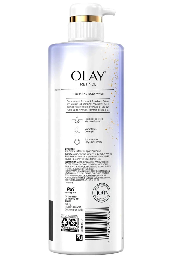 Olay Retinol ve B3 Vitamini İçerikli Nemlendirici Vücut Şampuanı 591ML - 2