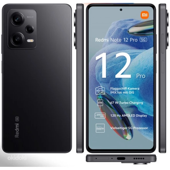 Xiaomi Redmi Note 12 Pro 5G 8 GB 256 GB Siyah (İthalatçı Garantili) - 3