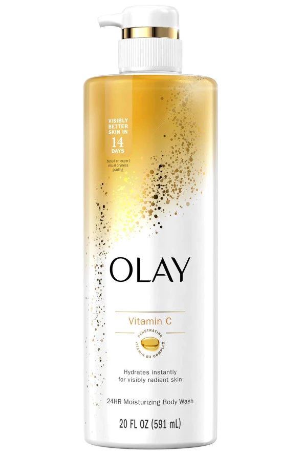 Olay Vitamin C ve B3 Vitamini İçerikli Nemlendirici Vücut Şampuanı 591ML
