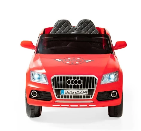 Baby2go 2394 Suv 12 Volt Uzaktan Kumandalı Deri Koltuklu Akülü Araba Kırmızı - 2