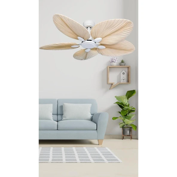 Kaşkar-Taflan T52045 Uzaktan Kumandalı Beyaz Tavan Vantilatörü - 4