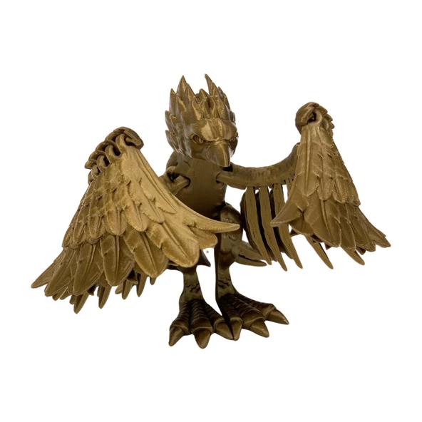 3D Hareketli Anka Kuşu Figürlü Oyuncak - A. Kahve - 3