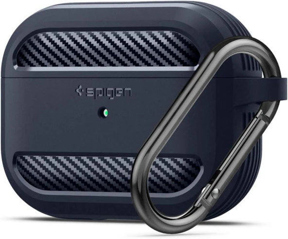 AirPods Pro Kulaklık Kılıf, Spigen Rugged Armor Charcoal Gray Outlet - Resim 2