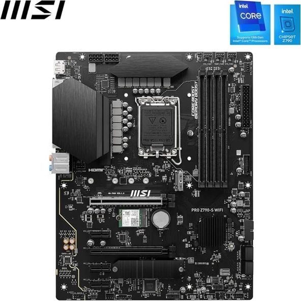 MSI PRO Z790-S WIFI-6E DDR5 HDMI-DP PCIE 4.0 1700p ATX - 7