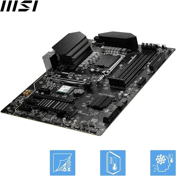 MSI PRO Z790-S WIFI-6E DDR5 HDMI-DP PCIE 4.0 1700p ATX - 9