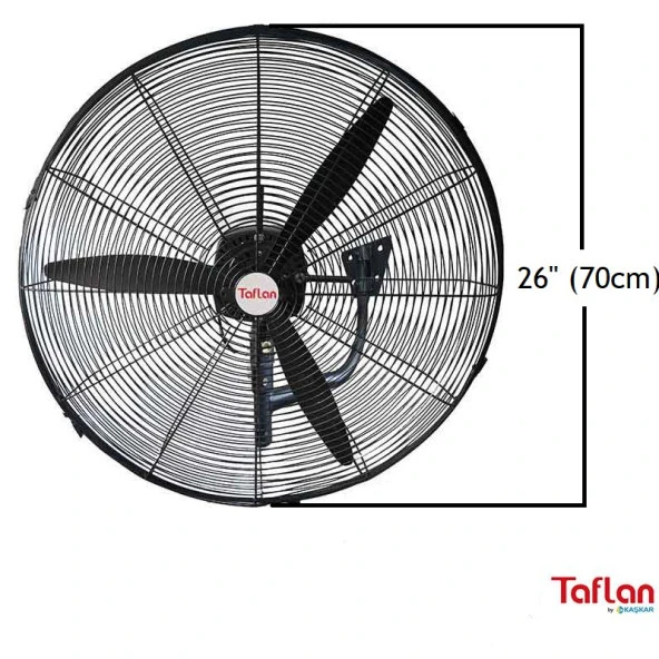 Taflan FLW-650-B 26" Sanayi Tipi Duvar Vantilatörü