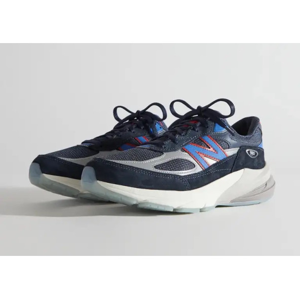 New Balance 990v6 'Sandrift' Kith 'Navy/Red'