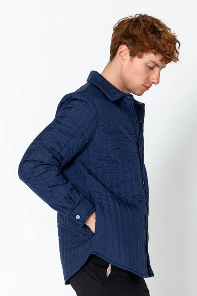 Erkek Regular Çok Cepli Astarlı Kısa Mont - 10