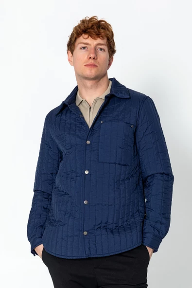 Erkek Regular Çok Cepli Astarlı Kısa Mont - 8