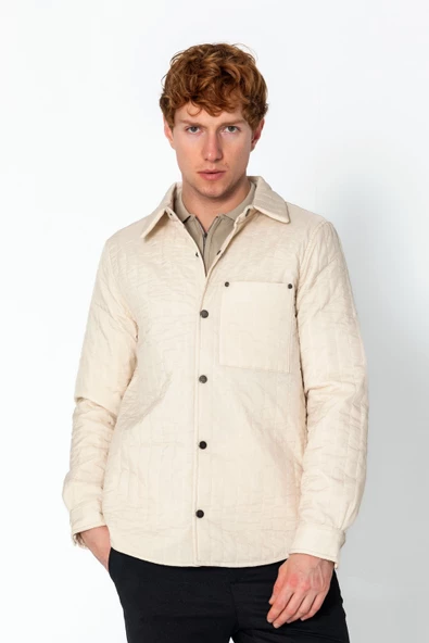 Erkek Regular Çok Cepli Astarlı Kısa Mont - 12