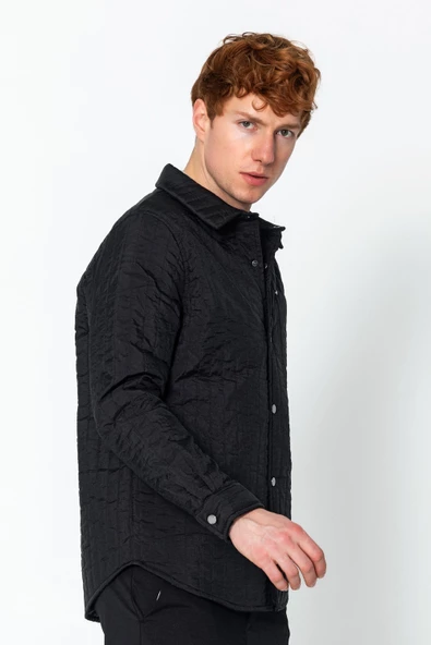 Erkek Regular Çok Cepli Astarlı Kısa Mont - 5