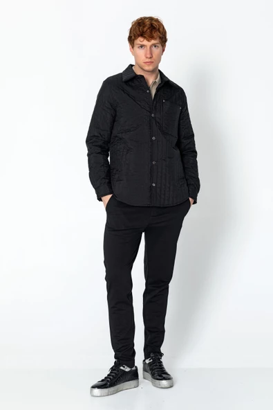 Erkek Regular Çok Cepli Astarlı Kısa Mont - 3