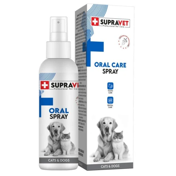 Supravet Oral Care Ağız Bakım Spreyi Kedi Köpek 150 ml