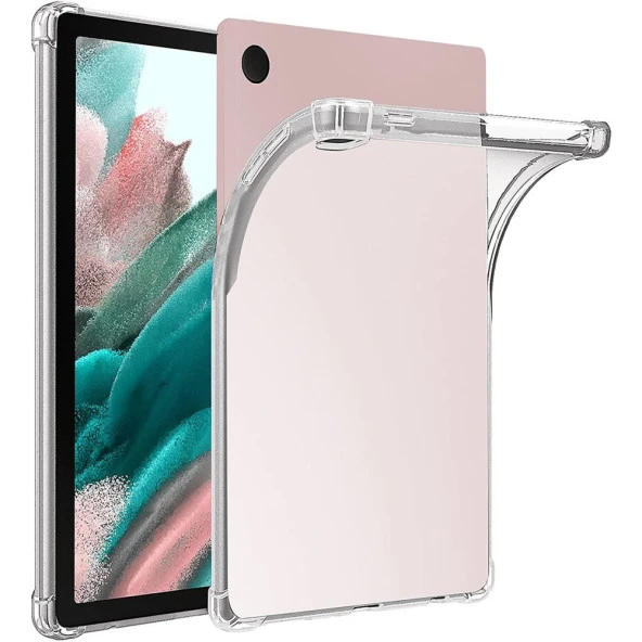 Newface Galaxy Tab A9 SM-X110 Kılıf Darbe Emici Premium Şeffaf Tablet Silikon
