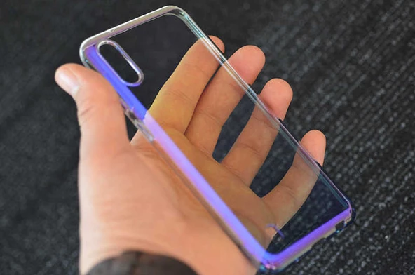 Galaxy M10 Kılıf Parlak Renk Geçişli Kılıf - Resim 5