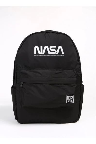 Me Çanta Siyah Nasa Paraşüt Kumaş Okul Sırt Çantası